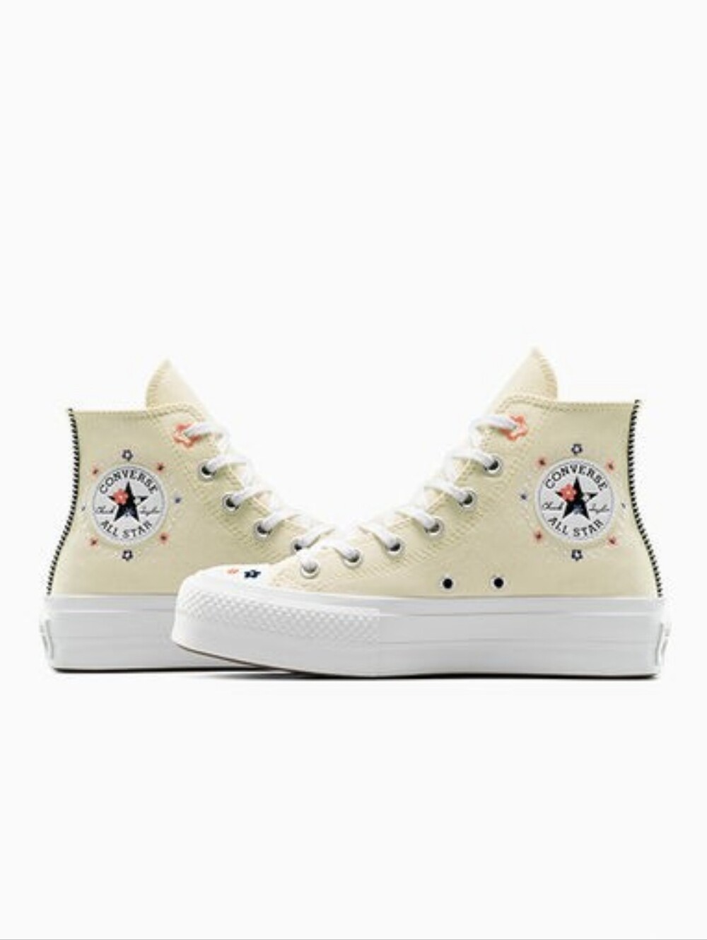 Converse Chuck Taylor Lift Platform Petite Petals Shoes Womens 10 - Picture 1 of 8